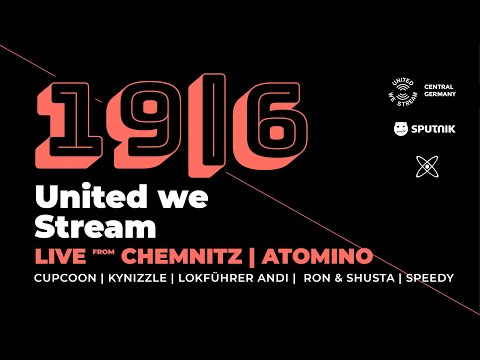 United we Stream aus ATOMINO in Chemnitz mit LOKFÜHRER ANDI, CUPCOON, KYNIZZLE, SPEEDY, RON & SHUSTA