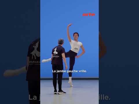 Federico Bonelli offre un cours d’arabesque individuel aux talents du Prix de Lausanne –ARTE Concert